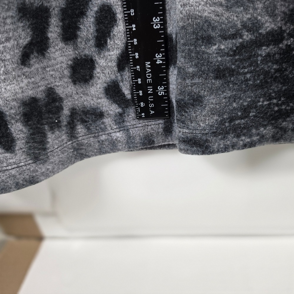 Rabbit Rabbit Rabbit Designs Grey Animal Print Ruched Sheath Dress‎ Womens 10 - Picture 4 of 8